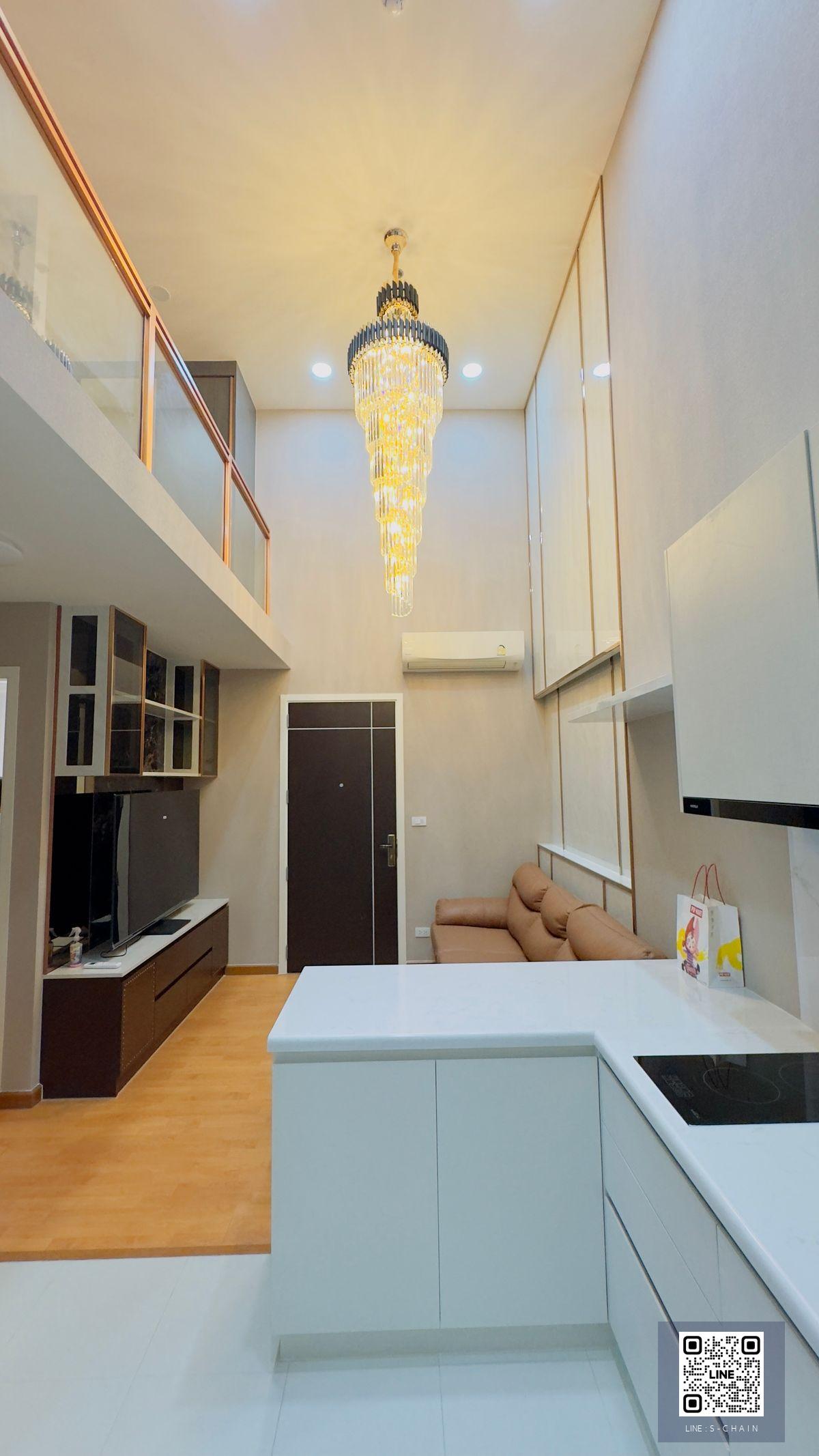 FOR RENT>> The President Sukhumvit - Samutprakan>> ห้อง Duplex ชั้น 6 เดินทางสะดวก ติด BTS แพรกษา ติด Robinson สมุทรปราการ ห้องสวย เฟอร์นิเจอร์ครบ #LV-MO1763