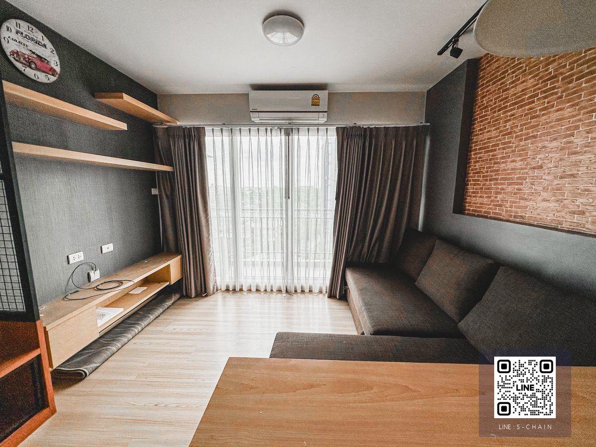 ✨😊FOR RENT>> Rill Condo Rungsit ⭐🔥 ห้องมุม ตึก B ชั้น 6 ะตกแต่ง Build in ติด wallpaper ทั้งห้อง ห้องสวย เฟอร์นิเจอร์ครบ ติดรถไฟฟ้าสายสีแดง สถานีหลักหก #LV-MO1971