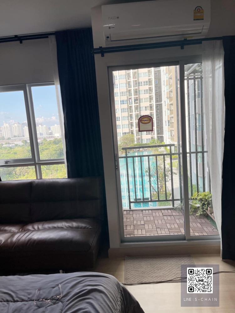 💥For rent คอนโด ✦Supalai Veranda Rama 9✦ ห้อง Studio ชั้น 8 วิวสระว่ายน้ำ💥 #HF1916