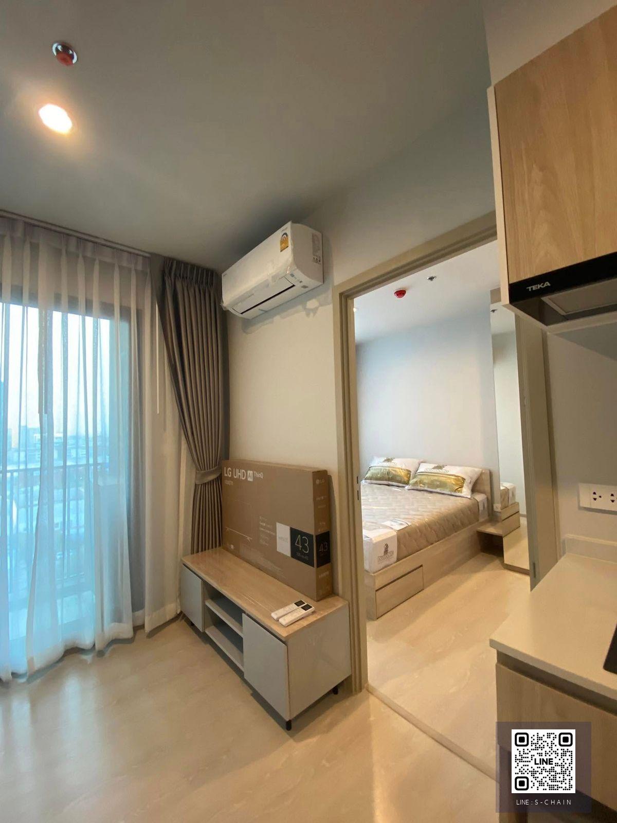 🌈FOR RENT✨Nue Mega Plus Bangna>> ห้องใหม่ ติดห้าง Mega บางนา ขนาด 27 ตรม.  ชั้น 12X เฟอร์นิเจอร์พร้อมเครื่องใช้ไฟฟ้าครบ #LV-MO1677