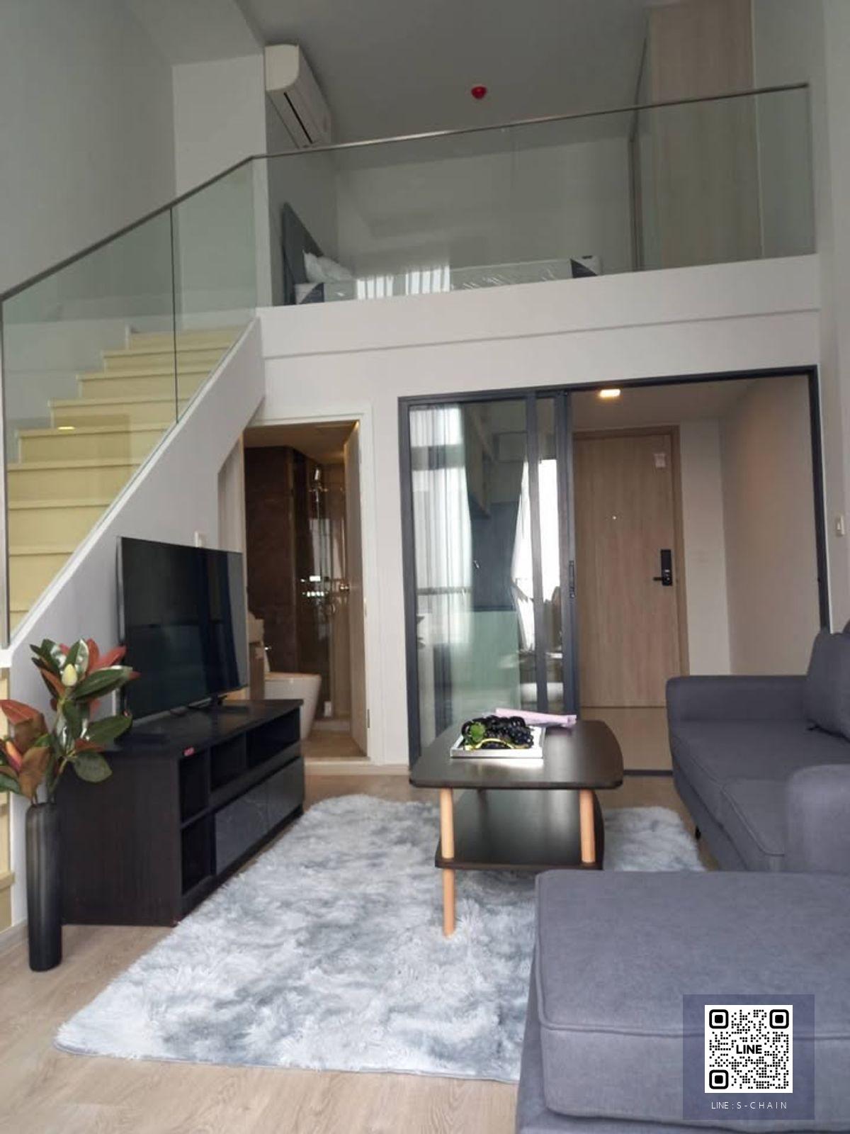 🔥⭐FOR RENT>> The Tree Pattanakrn - Ekkamai ✨ห้อง Duplex ชั้น 28 เฟอร์นิเจอร์ พร้อมเครื่องใช้ไฟฟ้า ใกล้ Airport Link รามคำแหง #LV-MO1874