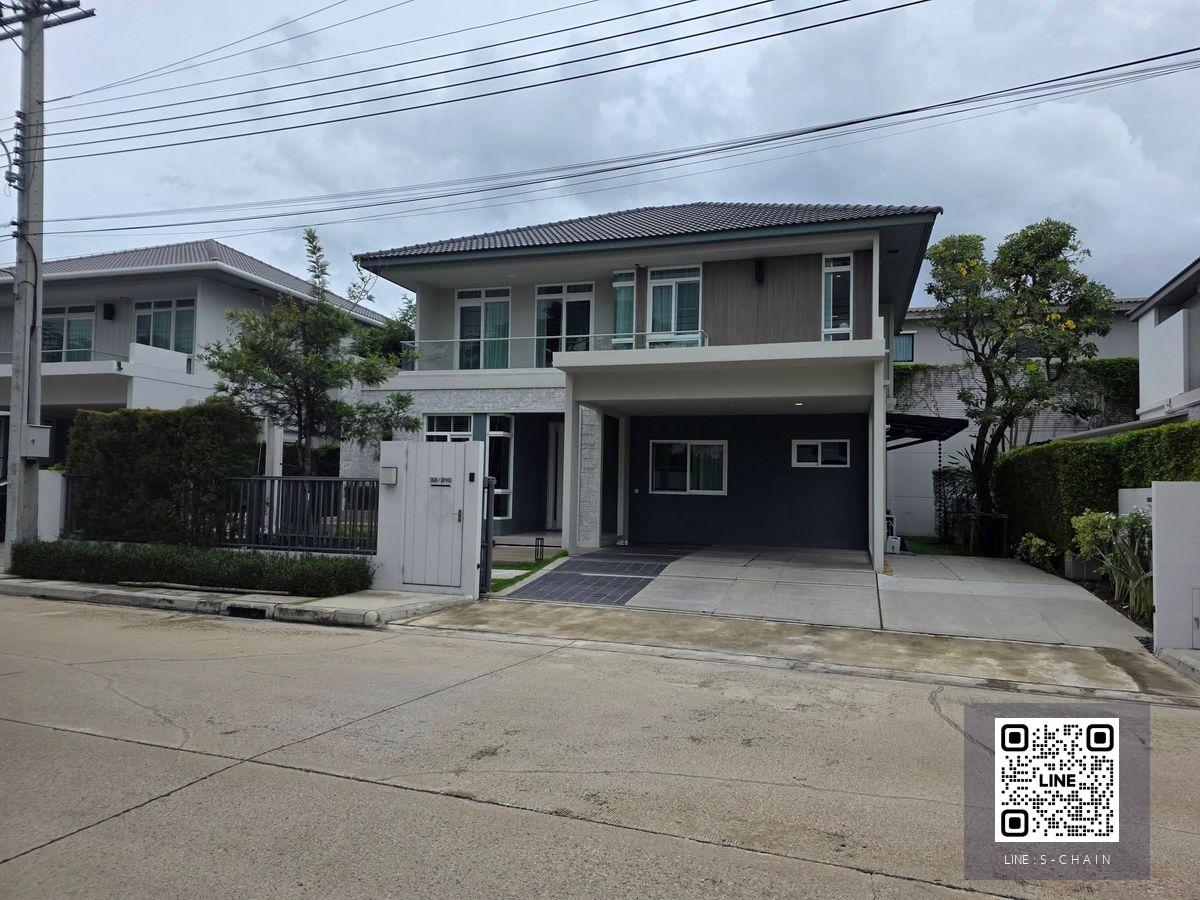 🏡✨HOME FOR RENT>> Mantana Bangna - Wongwaen 📢ซ.รามคำแหง 2 บางนา บ้านตัวอย่างตกแต่งสวย ถนนเมน เฟส 2 ตรงข้ามสวน (มองเห็นวิวสวนจากห้องนอน) 4 ห้องนอน #LV-MO2034