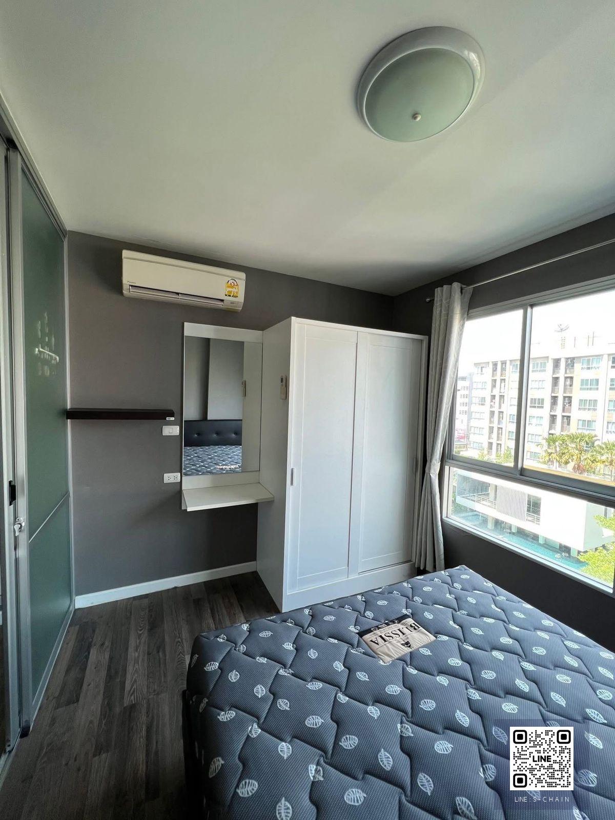 📢FOR RENT&gt;&gt; ✨D Condo Sukhumvit 109 &gt;&gt; ใกล้ BTS แบริ่ง  ขนาด 30 ตร.ม. ตึก B ชั้น 6 วิวสระน้ำ เฟอร์นิเจอร์ครบพร้อมเครื่องใช้ไฟฟ้า #LV-MO1621