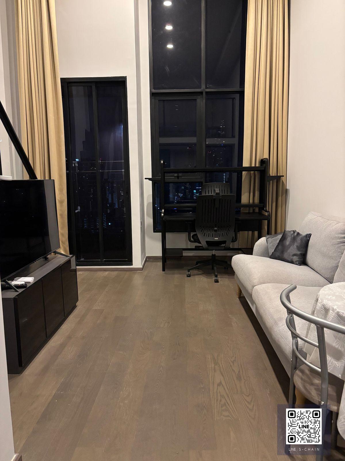 📢⭐FOR RENT>> Park Origin Chula Samyan ✨ห้อง Duplex ชั้น 26   ตกแต่งพร้อมเข้าอยู่ ✨ เฟอร์นิเจอร์ครบ พร้อมเครื่องใช้ไฟฟ้า  ใกล้ MRT สามย่าน #LV-MO1923