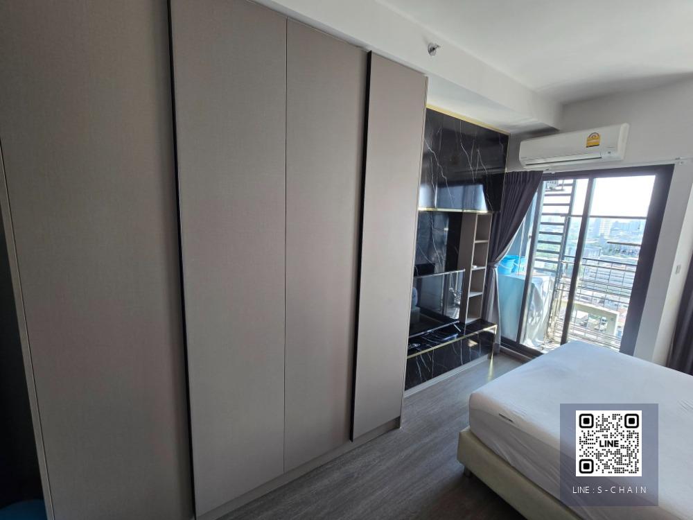🎏FOR RENT>> I Deo Sukhumvit 93>> 🍀เพียง 15 เมตรถึง BTS บางจาก ห้อง Studio 25.62 ตร.ม. ตึก A ชั้น19 Fully furnished #LV-MO1143