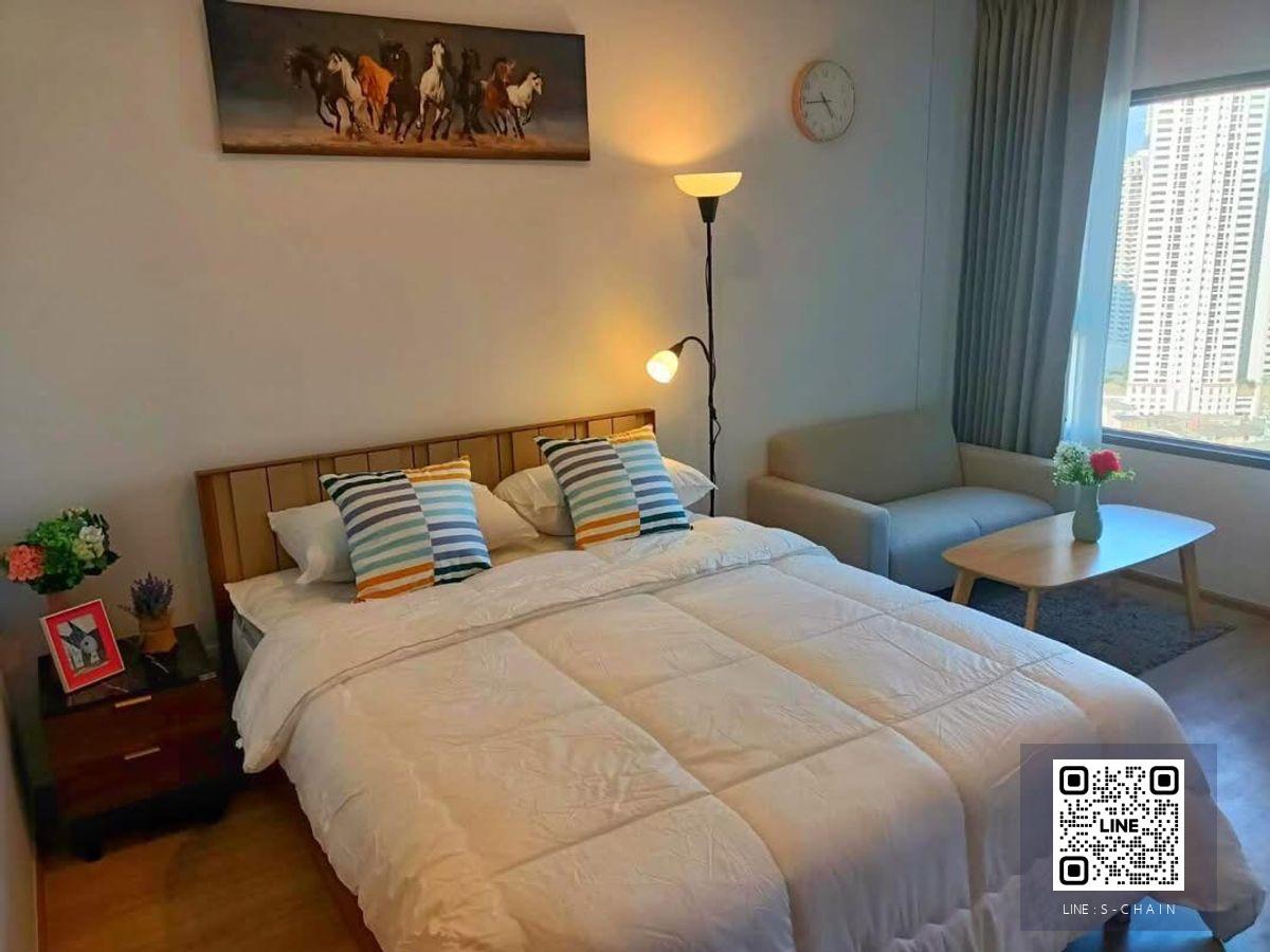 FOR RENT>> Life Rama 4 - Asoke 🔥📢 ห้องสตูดิโอ ชั้น 24  City view พื้นที่ 27 ตรม. ห้องใหม่ เครื่องใช้ไฟฟ้า+เฟอร์ครบ ห้องไม่ร้อน  ใกล้MRT ศูนย์การประชุมแห่งชาติสิริกิติ์เพียง 450 เมตร #LV-MO1614