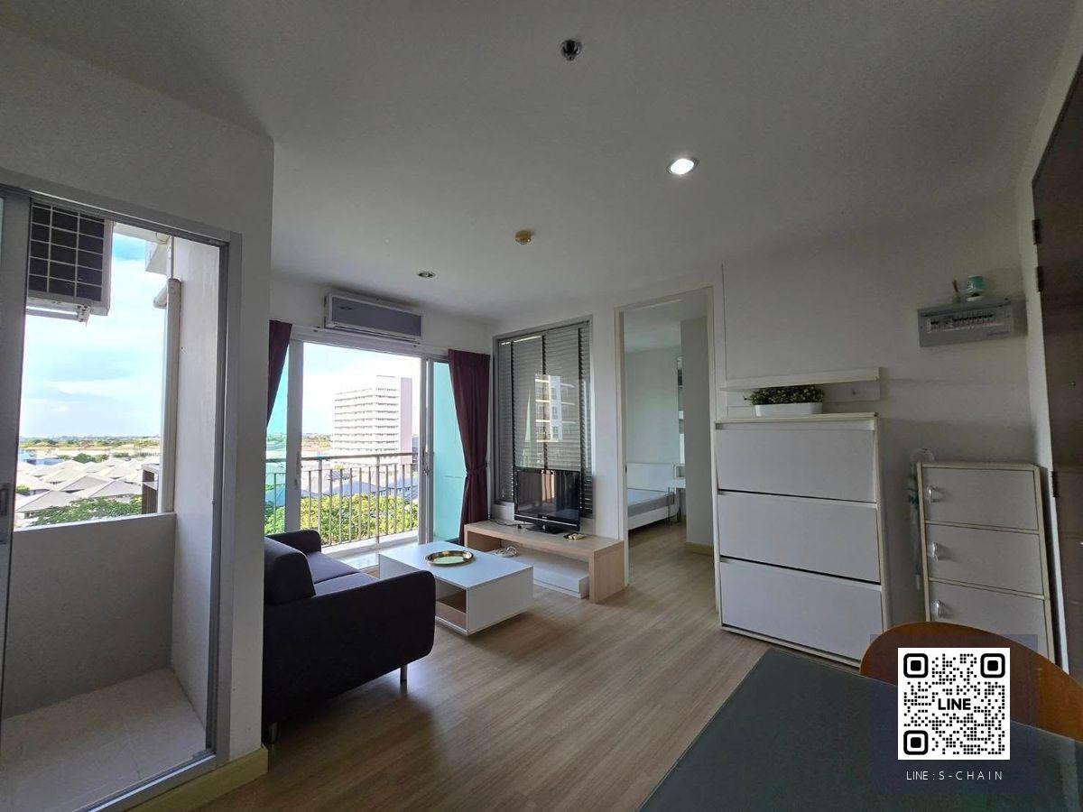 FOR RENT>> Parkland Srinakarin Lakside >> 🌈✨ ใกล้ MRT ศรีลาซาล ชั้น 8 วิวเลค และสระว่ายน้ำ ระเบียงหันเหนือ ห้องเย็นลมสบายตลอดปี  ห้องหน้ากว้าง วิวดี #LV-MO1803