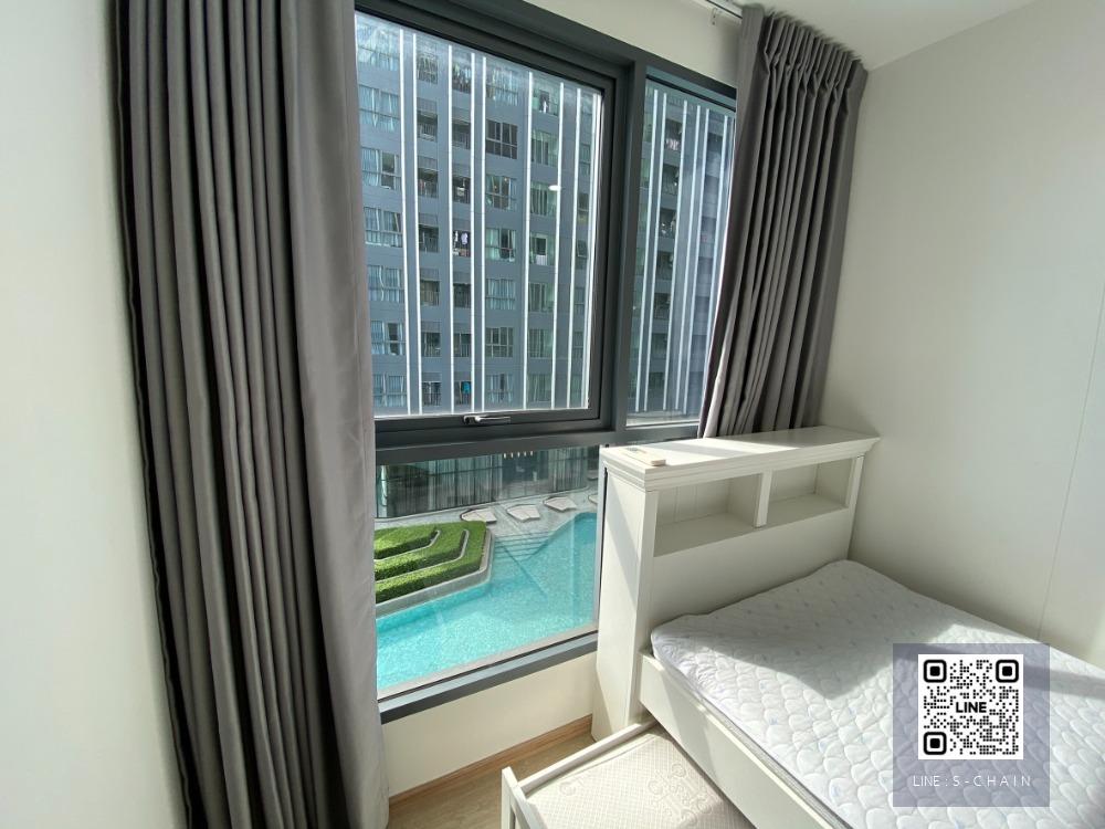 FOR RENT>> IDEO Q Chula - Samyan>> 2ห้องนอน ชั้น 10 ห้องมุม เห็นวิวรอบด้าน เฟอร์นิเจอร์พร้อมเครื่องใช้ไฟฟ้าครบ #LV-MO332