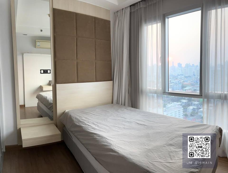 🚩FOR RENT>> Thru Thonglor>> ตรงข้าม รพ.กรุงเทพ ชั้น 26 ห้องมุม 2 ห้องนอน เฟอร์นิเจอร์ครบ #LV-MO1318