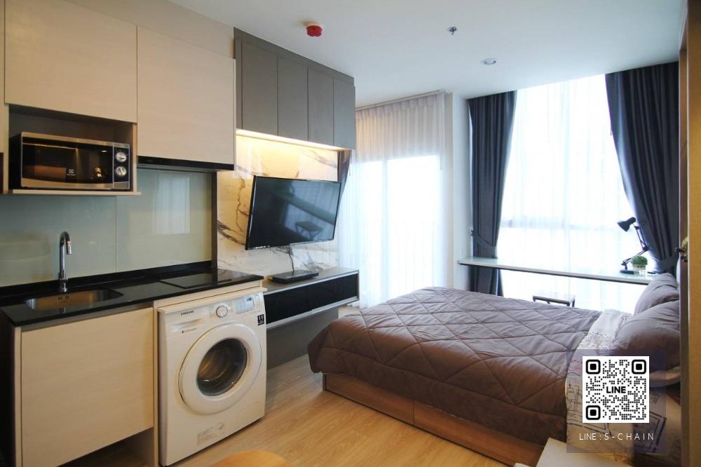 🌹💗For rent คอนโด ✦Noble Revolve Ratchada 1✦Studio 22 ตร.ม. • ชั้น 12 วิวสวนพร้อมเข้าอยู่!!⚡️  #HF1785