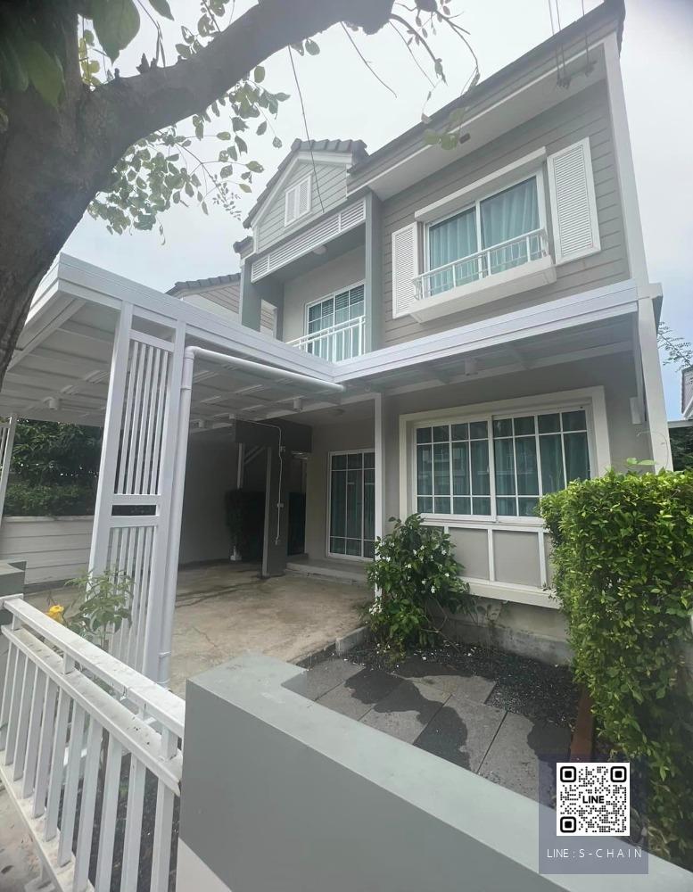 HOME FOR RENT>> หมู่บ้าน The Village Bangna - Wongwaen3>> บ้าน 2 ชั้น 28 ตร.ว. 3 ห้องนอน Renovate แล้ว ใกล้ Mega บางนา #LV-MO334