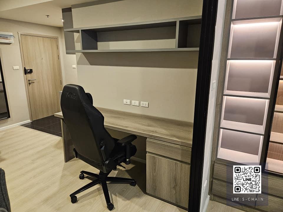 🌸🌼FOR RENT>> A Space Mega 2>> ชั้น 24 ขนาดห้อง 35 ตร.ม ตกแต่งเฟอร์นิเจอร์ Built-in พร้อมเครื่องใช้ไฟฟ้า ใกล้ Mega บางนา #LV-MO1038