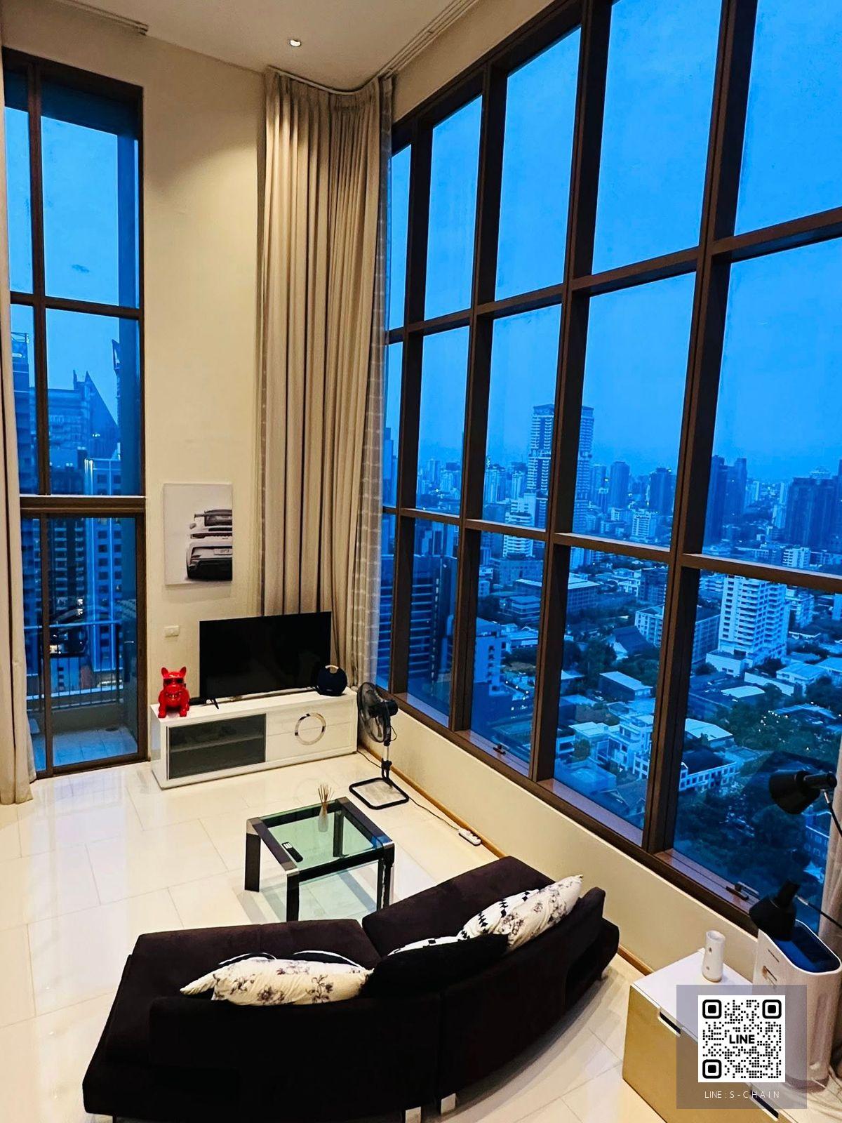 📢🔥FOR RENT>> The Emporio Place ⭐🌺ใกล้รถไฟฟ้า BTS พร้อมพงษ์ ห้อง Duplex 2 ห้องนอน ชั้น 29-30 วิวสวยมาก ตกแต่งครบ เฟอร์นิเจอร์พร้อมเครื่องใช้ไฟฟ้า #LV-MO1917