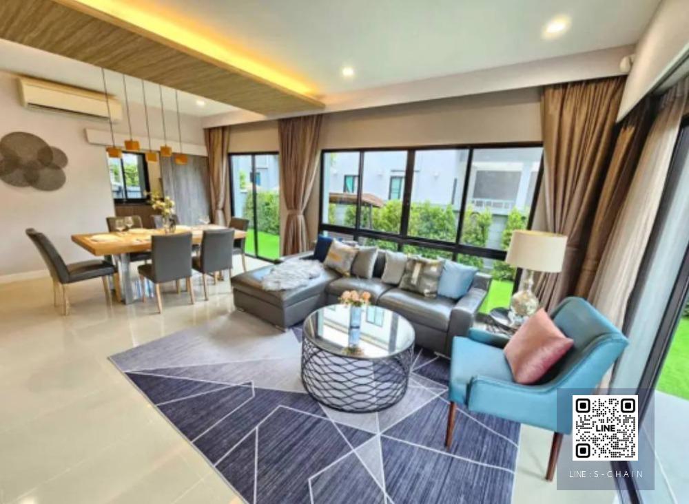 🏡HOE FOR RENT>> Baan Lumpini Suanluang Rama9>> บ้านสวย เพิ่ง Renovate ใหม่ เฟอร์นิเจอร์ครบ 4 ห้องนอน เพียง 550 เมตร ไปสวนหลวง ร.9 #LV-MO1139