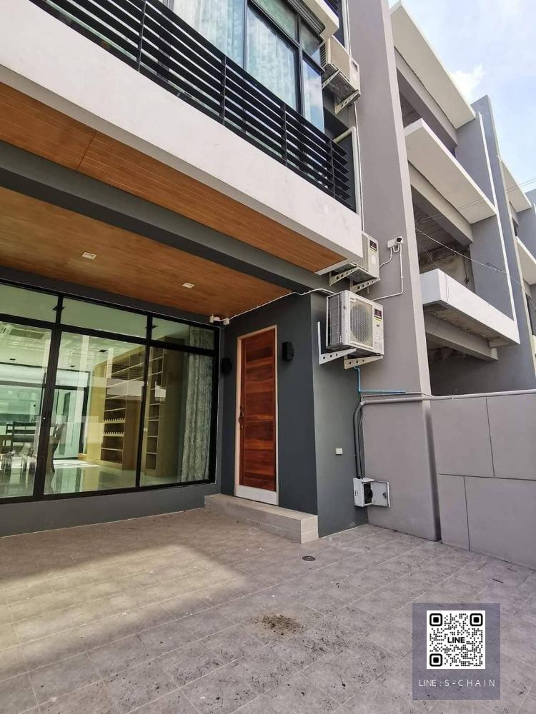 TOWN HOME FOR RENT>> ทาวน์โฮม 3 ชั้น บ้านใหม่ เหมาะสำหรับทำ โฮมออฟฟิต ใกล้รถไฟฟ้าสายสีเหลือง สถานีศรีแบริ่ง #MO-5121