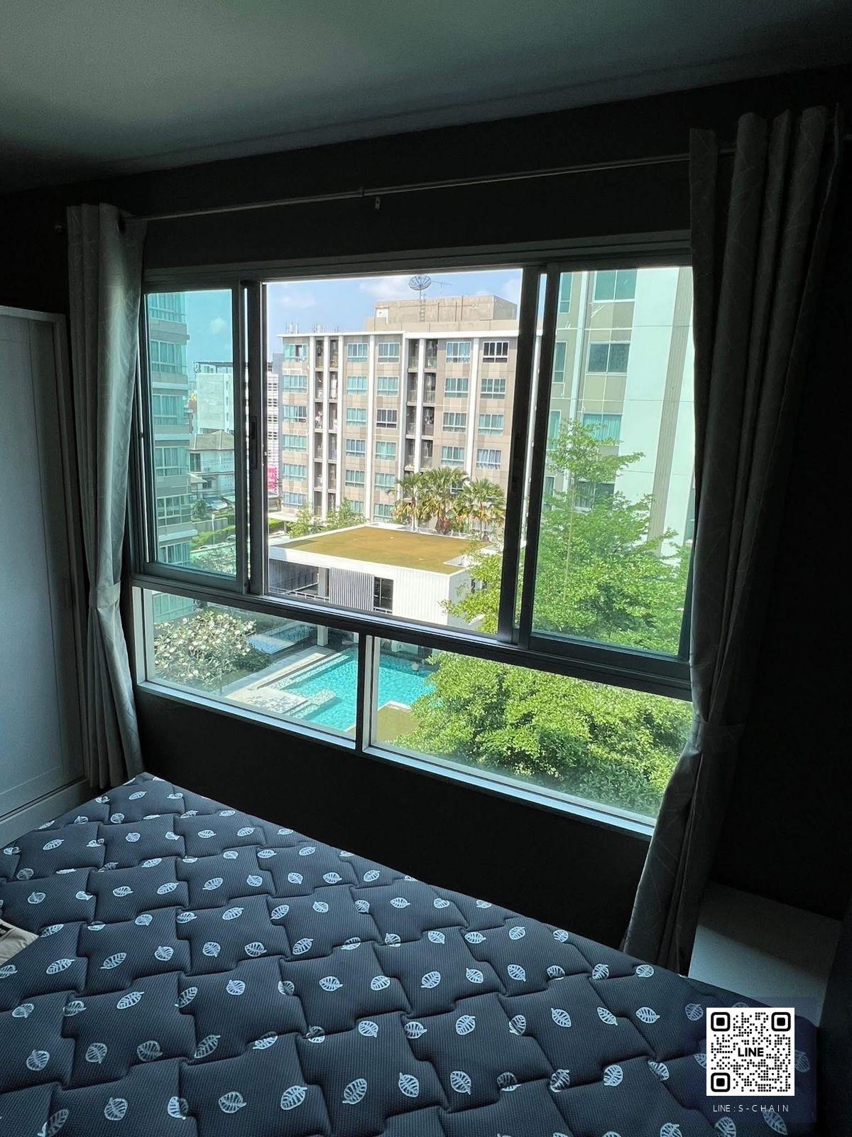 📢FOR RENT&gt;&gt; ✨D Condo Sukhumvit 109 &gt;&gt; ใกล้ BTS แบริ่ง  ขนาด 30 ตร.ม. ตึก B ชั้น 6 วิวสระน้ำ เฟอร์นิเจอร์ครบพร้อมเครื่องใช้ไฟฟ้า #LV-MO1621