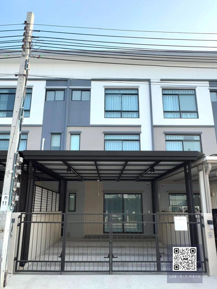 🏡☘️TOWN HOME FOR RENT>> Q Prime Sukhumvit 77>> ทาวน์โฮม 3 ชั้น บ้านใหม่ เฟอร์ครบ พร้อมเข้าอยู่  เดินทางสะดวก ใกล้ MRT ศรีนุช #LV-MO1141