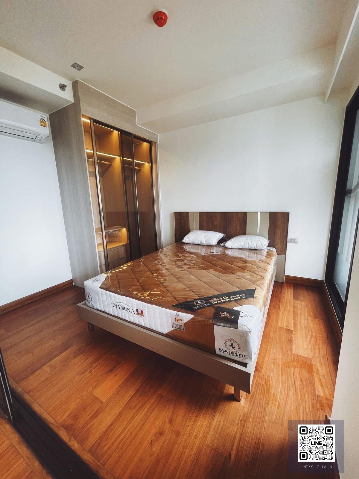 🌈🍀FOR RENT>> Altitude Sympony Charoenkrung 📢คอนโดใกล้ CBD สาทร และรถไฟฟ้า BTS สะพานตากสิน  มีลิฟจอดรถ เฟอร์พร้อมอยู่ ติดม่านแล้ว ชั้น 16 ขนาด 35 ตร.ม #LV-MO1927