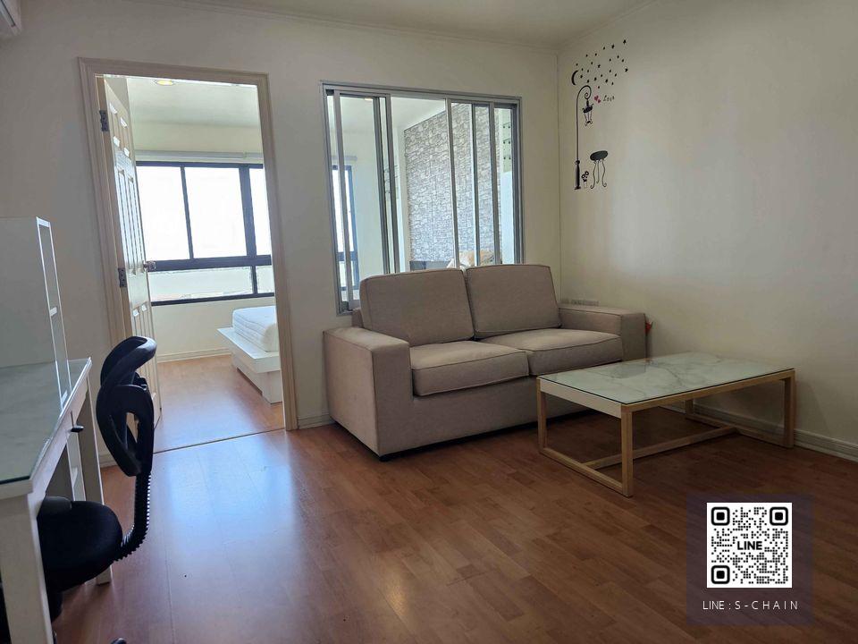 FOR RENT>> Lumpini Ville Sukhumvit 77>> ตึก 1 ชั้น 15 ติดริมถนน ทิศเหนือ วิวโล่ง เฟอร์นิเจอร์ครบ #LV-MO266