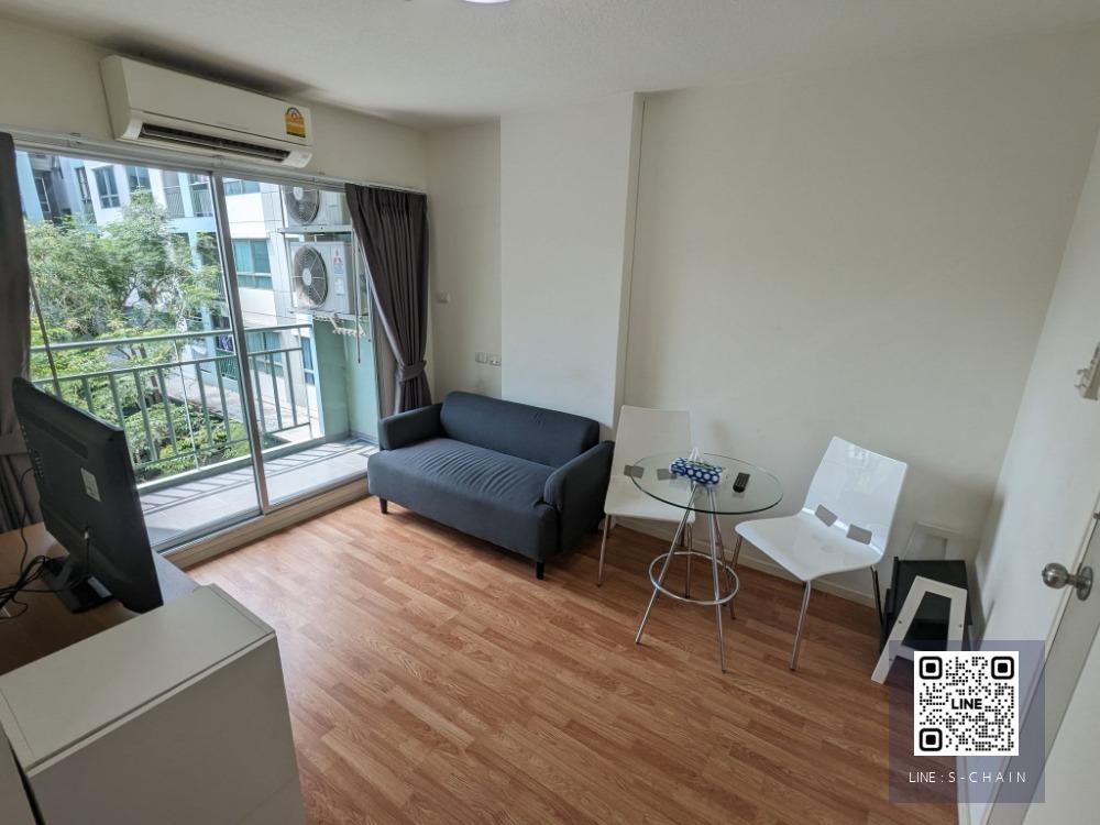 📢FOR RENT>> Lumpini Onnut - Ladkrabang 2>> 🍀ห้องขนาด 30 ตรม. ใหญ่สุดของโครงการ  ชั้น 3 ตึก B  ห้องมุมเงียบสงบ เฟอร์นิเจอร์ครบ #LV-MO1297