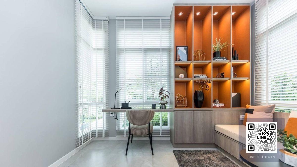 🏡✨HOME FOR RENT>> Mantana Bangna - Wongwaen 📢ซ.รามคำแหง 2 บางนา บ้านตัวอย่างตกแต่งสวย ถนนเมน เฟส 2 ตรงข้ามสวน (มองเห็นวิวสวนจากห้องนอน) 4 ห้องนอน #LV-MO2034