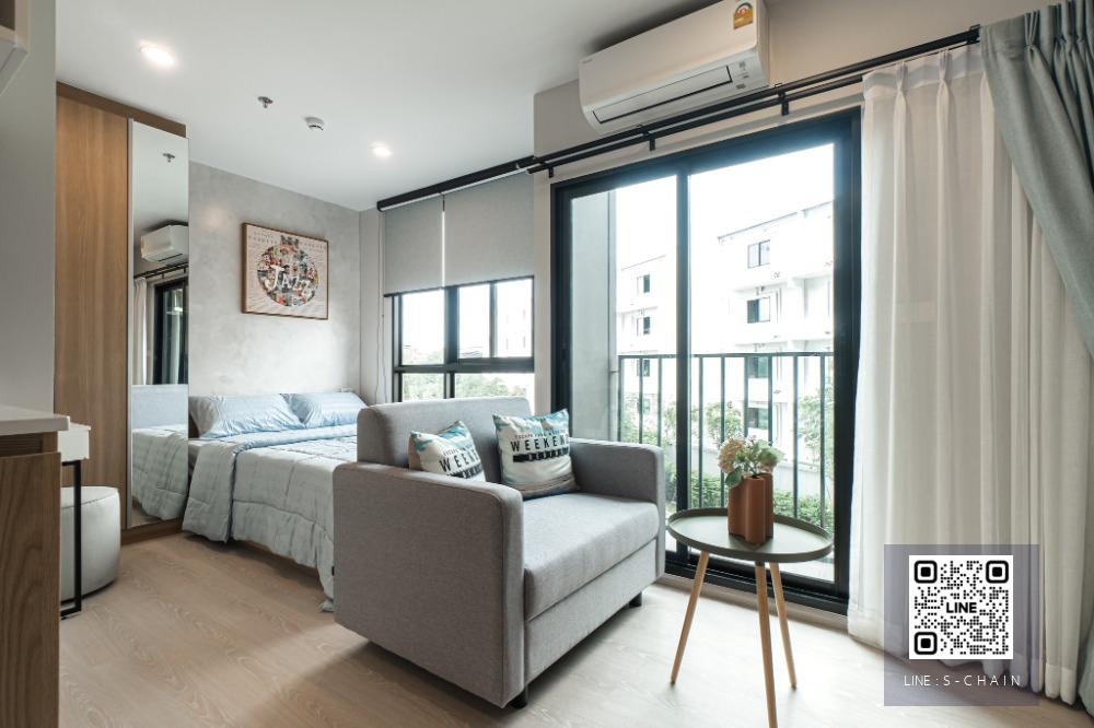 🌸🌟FOR RENT>> Nue Connex  Condo Donmueang>> ห้อง Studio ขนาด 22 ตร.. ชั้น 3 ตึก B ระเบียงเป็นส่วนตัว ตกแต่งครบพร้อมเฟอร์นิเจอร์ ใกล้ ม.รังสิต #LV-MO1037