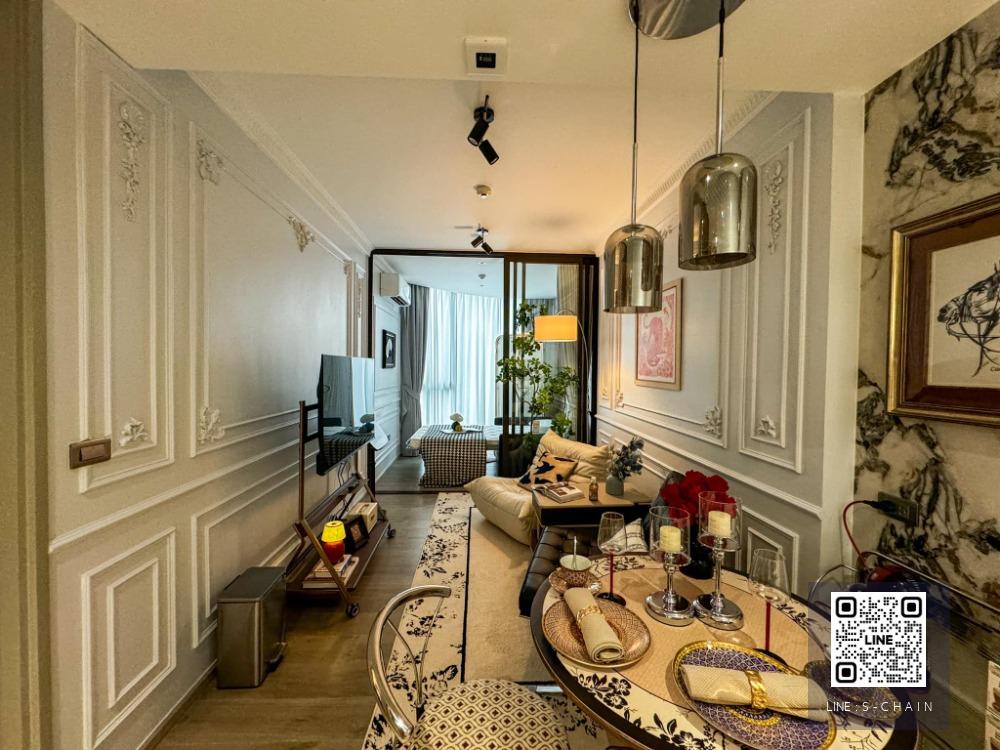 🔔📢FOR RENT>> FYNN Asoke>> 2 ห้องนอน ชั้น 6 ขนาดห้อง 41 ตร.ม. ห้องสวยมาก วิวสระว่ายน้ำ แต่งครบ ใกล้สวนเบญจกิติติ์ #LV-MO975