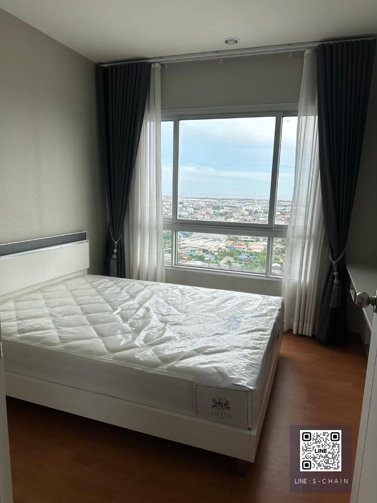 📢FOR RENT>> The President Sukhumvit - Samutprakan>> ⭐ชั้น 26 (วิวฝั่งทะเล) เฟอร์นิเจอร์ครบ เดินทางสะดวก ใกล้ BTS แพรกษา Robinson สมุทรปราการ #LV-MO1148