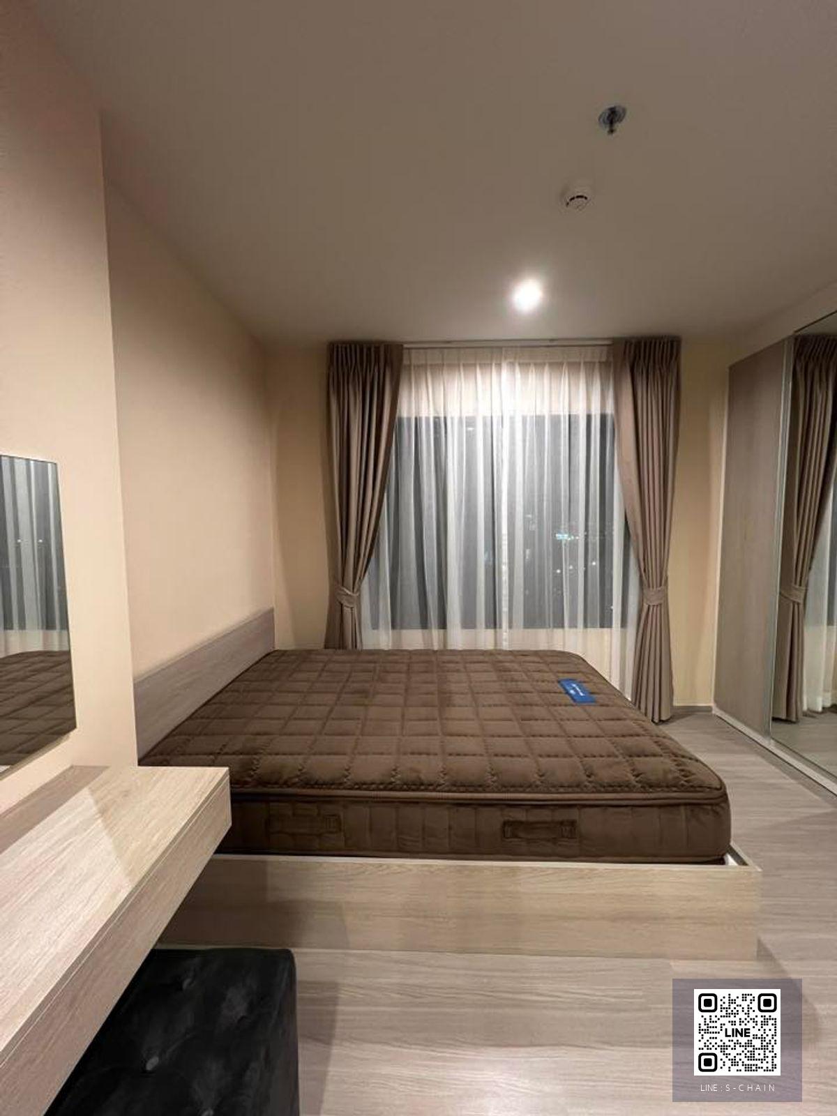 FOR RENT>> Aspire Erawan Prime>> ติด BTS ช้างเอราวัณ ชั้น 29 ขนาด 32 ตร.ม ครัวปิดติดระเบียง ตำแหน่งห้องติดบันไดหนีไฟ เฟอร์นิเจอร์ เครื่องใช้ไฟฟ้าครบ #LV-MO1761