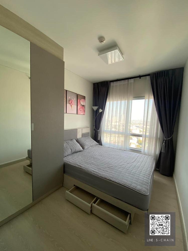 🌟FOR RENT>> Niche ID @Pakkret Station>> ชั้น 28 วิวสระว่ายน้ำ สวยโปร่ง เห็นรถไฟฟ้าสายสีชมพู ห้องสวยมาก ตกแต่งเฟอร์นิเจอร์ครบ #LV-MO1063