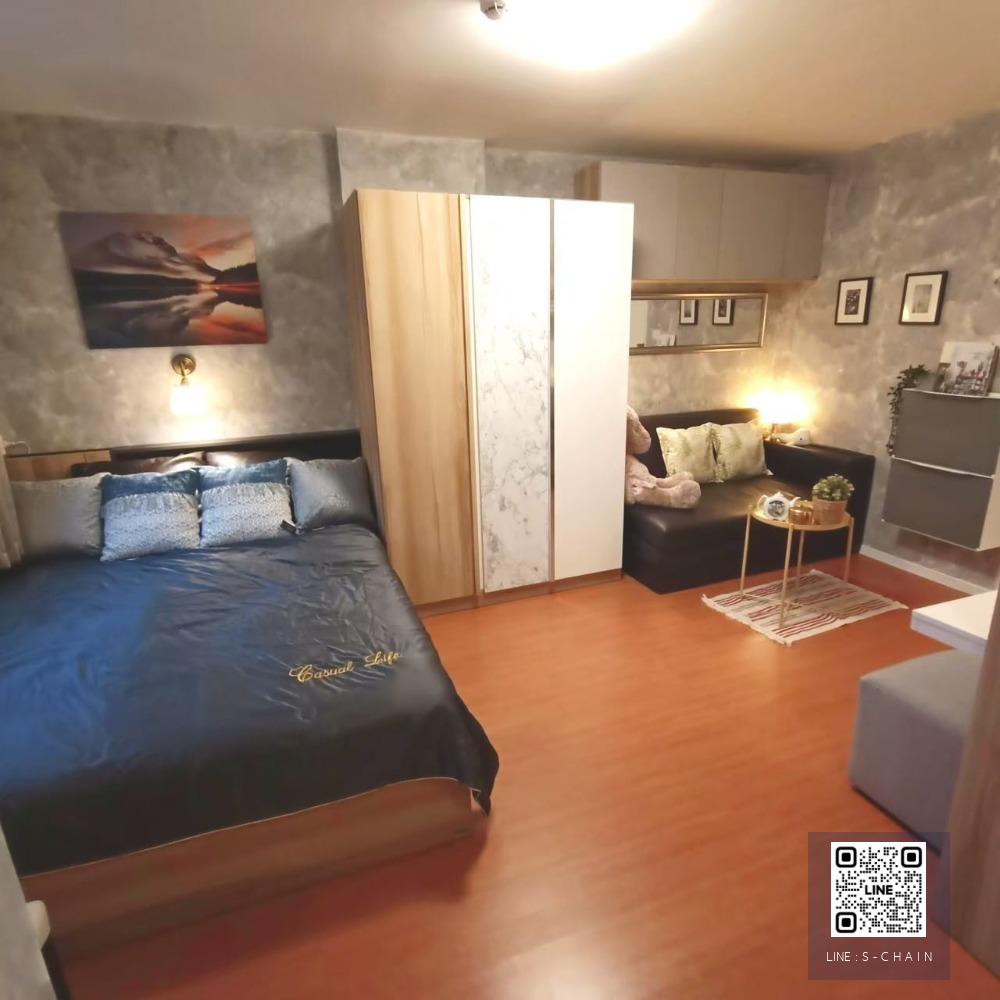 🎊💥FR RENT>> Lumpini Mixx Theparak Srinakarin>> อาคาร B ชั้น 2 🌳 วิวต้นไม้ด้านหลังอาคาร  ห้องสวย ตกแต่งสไตล์ Loft เดินทางสะดวก ใกล้ MRT ศรีเทพา #LV-MO1036