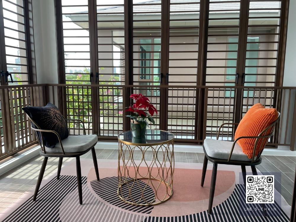 🚩🏡HOME FOR RENT>> Burasiri Krungthepkreetha>> บ้านเดี่ยว 2 ชั้น สไตล์ Tropical รีสอร์ท 4 ห้องนอน ใกล้ รร.นานาชาติ ไบรท์ตัน คอลเลจ #LV-MO998