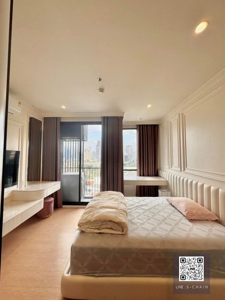 🌈🚩FOR RENT>> Maru Ekkamai>> ห้อง studio ขนาด 29.5 ตร.ม. เฟอร์นิเจอร์ตกแต่งสวยมาก น่าอยู่ วิวดี   Walk-in closet  ใกล้ BTS เอกมัย #LV-MO890