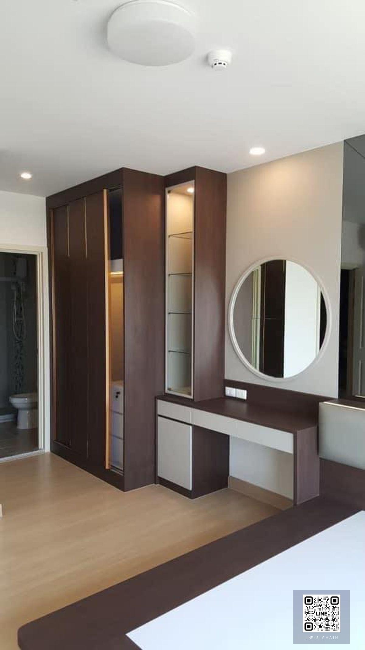 FOR RENT>> Supalai Veranda Rama 9>> ชั้น 24 ตึก A ฝั่ง7-11 ขนาด 45 ตรม. วิวเมืองฝั่งสระน้ำ อากาศเย็นสบายไม่ร้อน ห้องแต่งสวยมาก พร้อมเฟอร์นิเจอร์บิ้วอิน #LV-MO1669