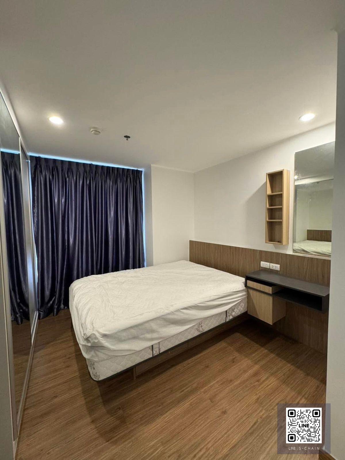 🌈FOR RENT>> U Delight @Talad Phlu Station>> 🌟ตึก A แบบ 2 ห้องนอน ชั้น 8 ขนาด 51 ตรม.ประตู digital door lock - พร้อมเฟอร์นิเจอร์ และเครื่องใช้ไฟฟ้า ติด BTS ตลาดพลู #LV-MO1846