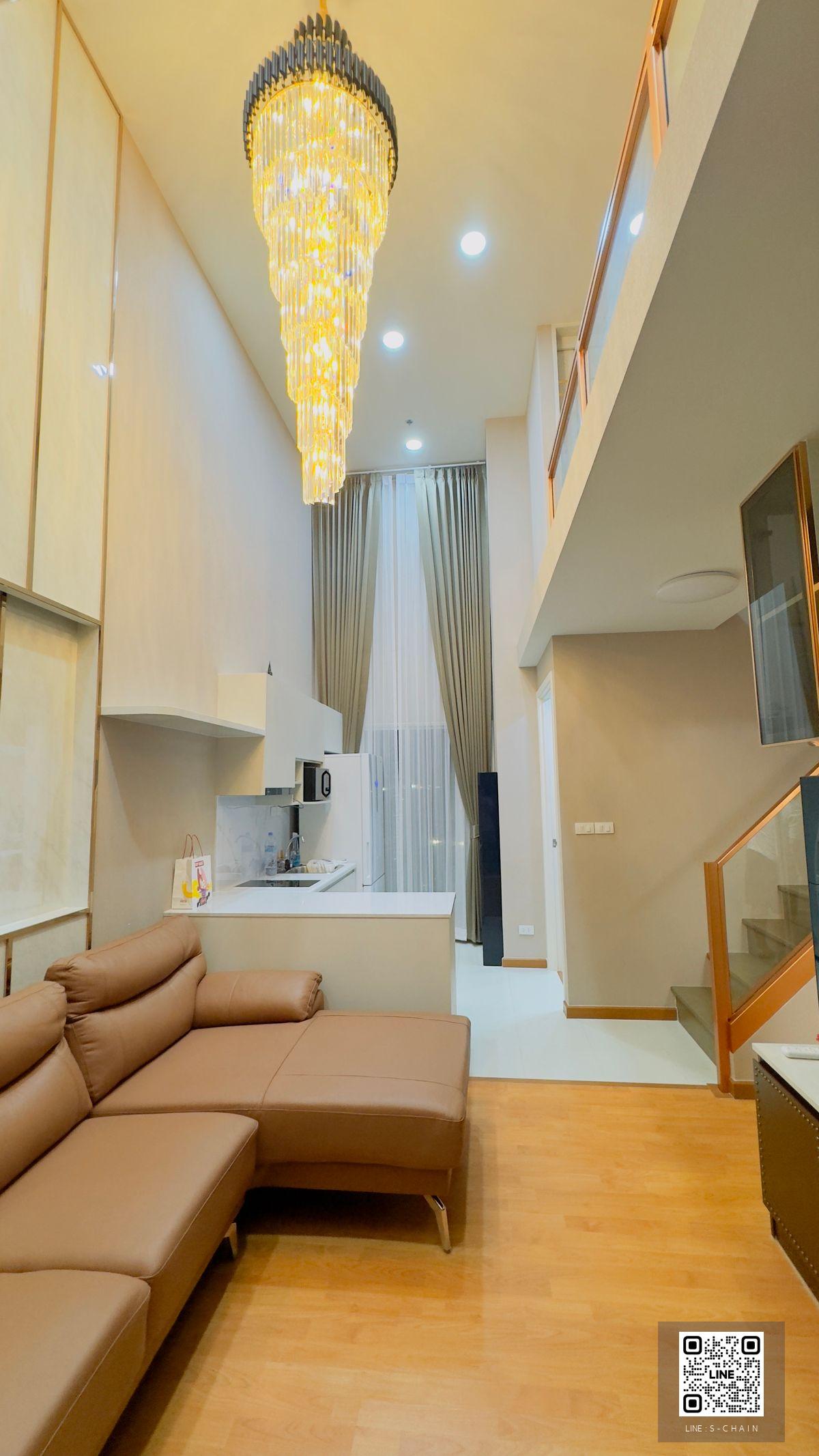 FOR RENT>> The President Sukhumvit - Samutprakan>> ห้อง Duplex ชั้น 6 เดินทางสะดวก ติด BTS แพรกษา ติด Robinson สมุทรปราการ ห้องสวย เฟอร์นิเจอร์ครบ #LV-MO1763