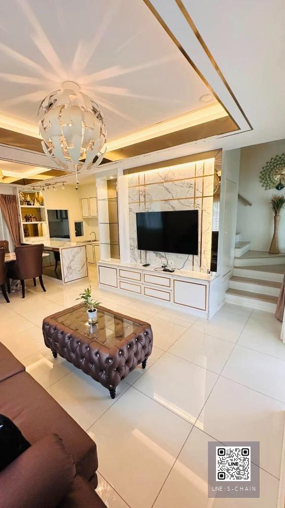 🏡✨FOR RENT>> Indy Bangna - Ramkhamhaeng2>> บ้านมุม แต่งสวย พร้อมอยู่ ใกล้ Mega บางนา 3 ห้องนอน พื้นที่ใช้สอย 135 ตร.ม #LV-MO993