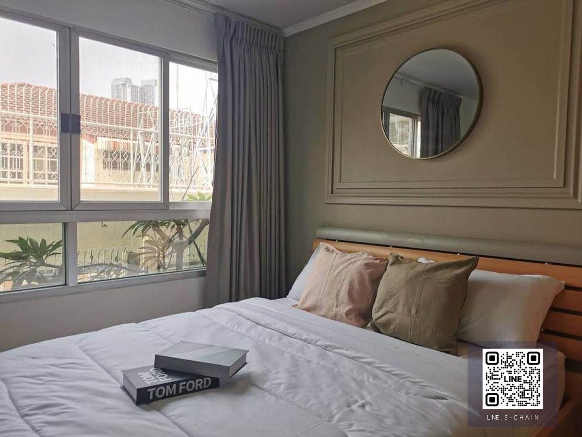 FOR RENT/SALE ⭐🌈Lumpini Place Sathorn (Narathiwas) 📢 ห้อง Studio ขนาด 30 ตร.ม. อยู่ชั้น 2 วิวสวน ติดถนนนราธิวาส สาทร ติด BTS ช่องนนทรี #LV-MO1824