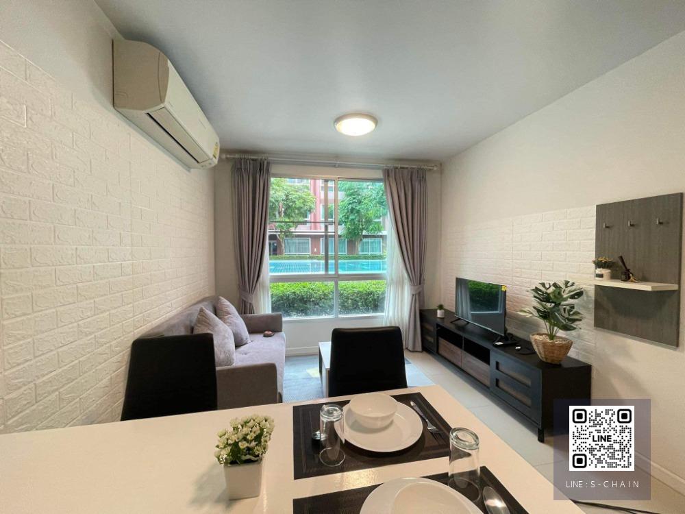 FOR RENT Condo Chaingmai>> ดีเวียง สันติธรรม>> วิวสระ ชั้น 1 พร้อมอยู่ #MOC-013