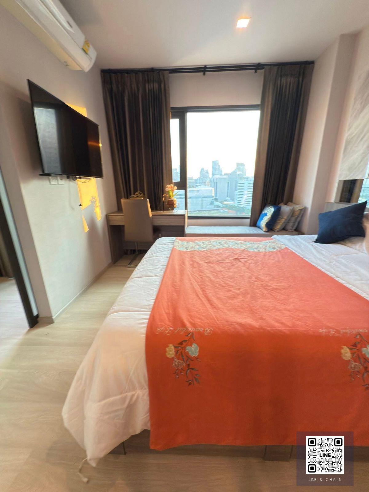 🔥FOR RENT>> 📢Life One Wireless 📢 คอนโดใจกลางเมือง เดินทางสะดวก ติดแหล่งอำนวยความสะดวกมากมาย ชั้น 22 ขนาด 35 ตร.ม เฟอร์นิเจอร์ตกแต่งครบ ใกล้ BTS เพลินจิต #LV-MO1626