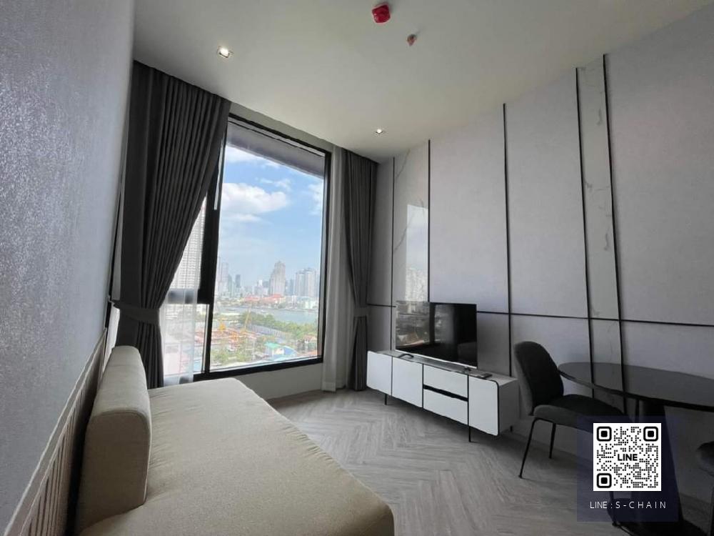 🌟 คอนโด ให้เช่า 🌟Chapter Charoennakorn Riversideขนาดห้อง 34 ตร.ม. ชั้น 12#MO-1081