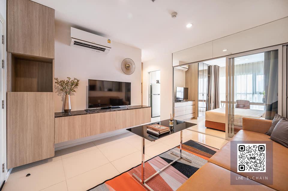 FOR RENT>> Aspire Sukhumvit 48>> ชั้น 15 ทิศใต้วิวเมือง เฟอร์นิเจอร์ พร้อมเครื่องใช้ไฟฟ้าครบ ใกล้ BTS พระโขนง #LV-MO185