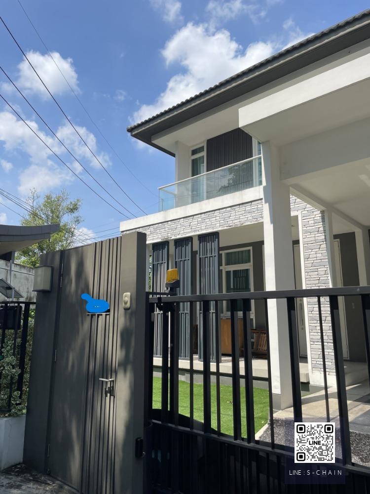 🍀🏡HOME FOR RENT>> Mantana Onnut - Wongwaen5>> บ้านเดี่ยว 2 ชั้น 66 ตร.ว. 3 ห้องนอน บ้านสวยแต่งครบ เดินทางสะดวก ใกล้ถนนคู่ขนานกาญจนาภิเษก ใกล้ Mega บางนา #LV-MO839