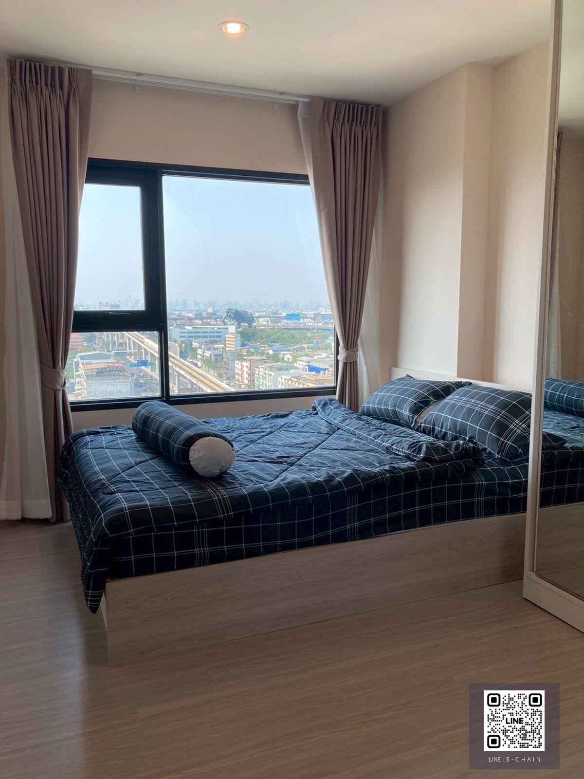 FOR RENT>> Aspire Erawan Prime >> ห้อง 1 Bed Plus ชั้น 14 วิวโล่ง ไม่มีตึกบัง ติดรถไฟฟ้าสายสีเขียวสถานช้างเอราวัณ0 เมตร ระเบียงหันทิศเหนือ แดดไม่เข้าทั้งเช้า บ่าย  #LV-MO1762