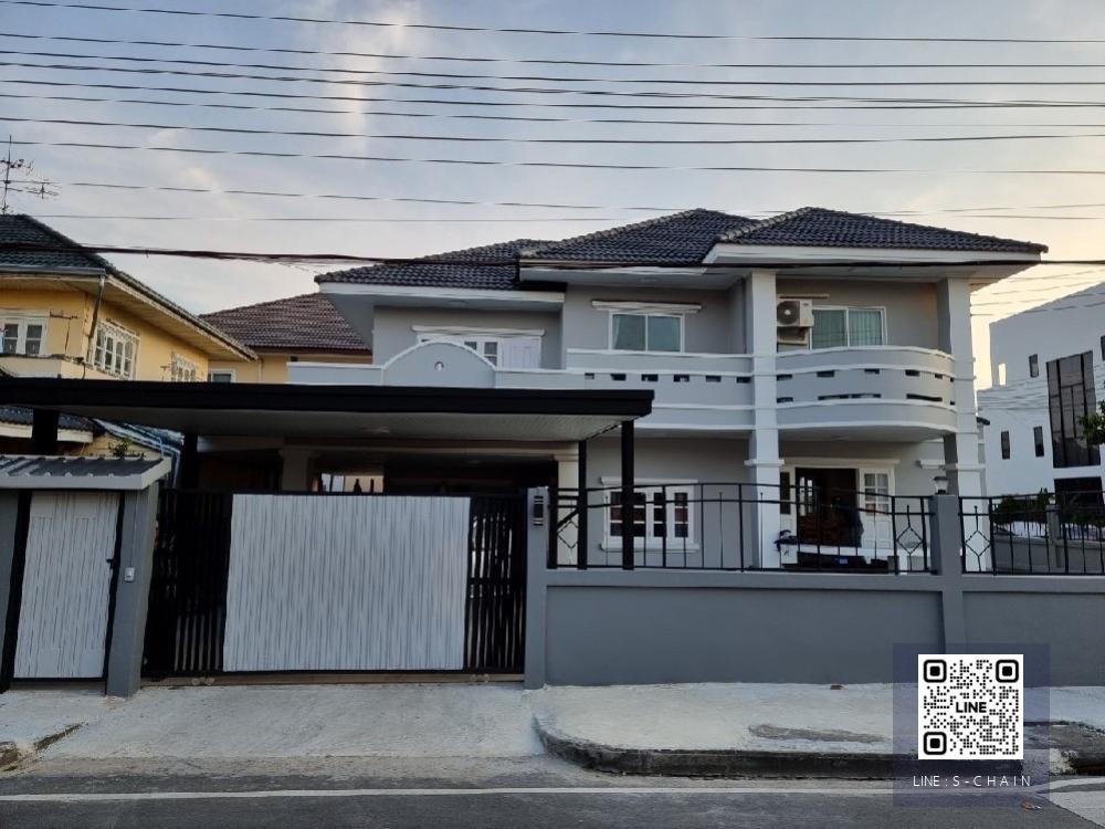 🍁 ให้เช่า บ้านเดี่ยว 🍁บ้านมณีรินทร์ ท่าอิฐ - รัตนาธิเบศร์บ้านใหม่มากๆ เพิ่ง Renovate ใหม่ทั้งหลังขนาดพื้นที่ 240 ตร.ม#MO-738