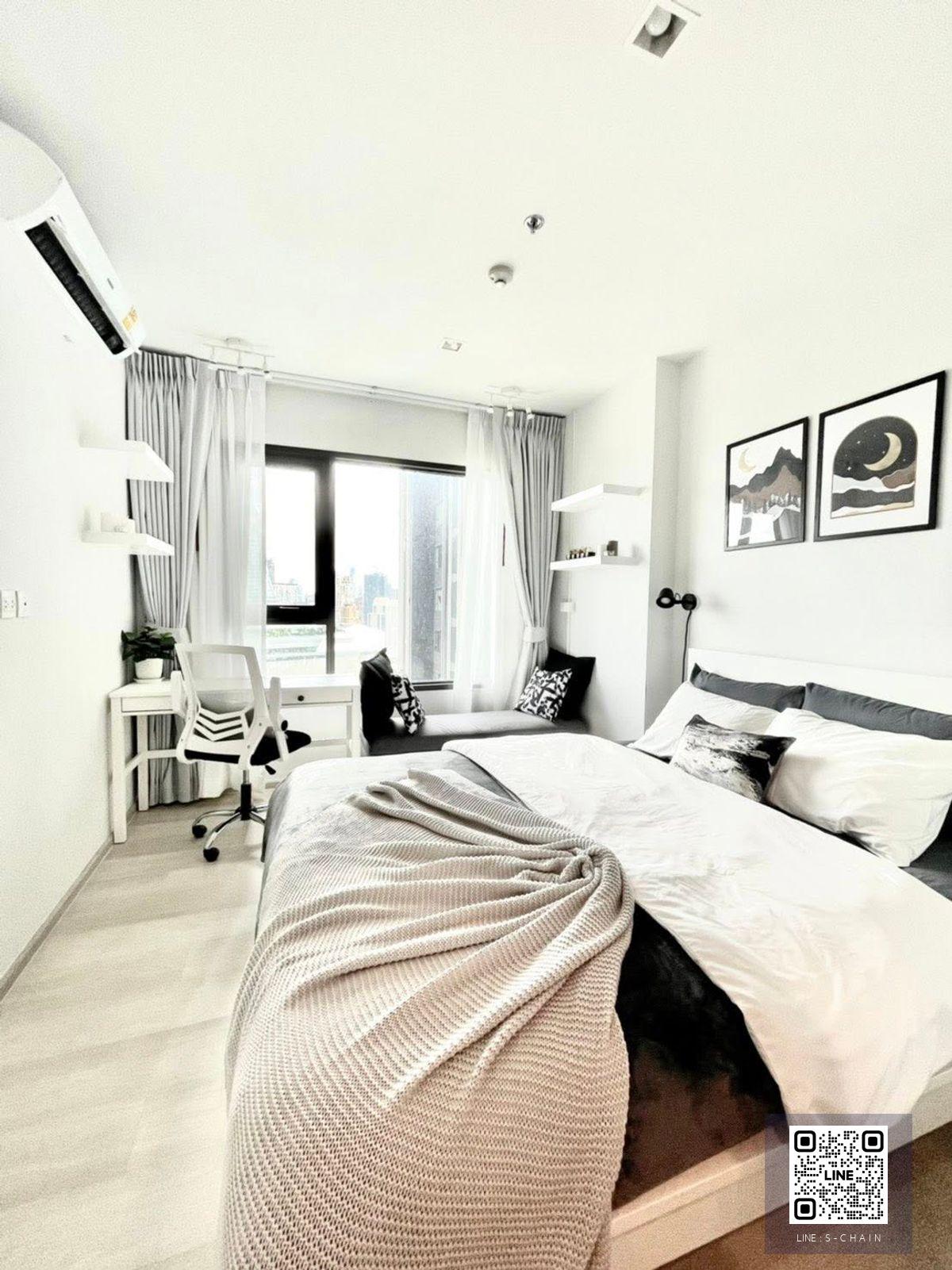 📢FOR REN >> Life One Wireless ✨🌷ชั้น 29 วิว Central Embassy ทิศใต้แต่ไม่ร้อนเพราะมีมุมตึกบังแสงอาทิตย์ช่วงบ่าย 🌸ตกแต่งสไตล์เกาหลี สีขาว น่ารัก ใกล้  BTS เพลินจิต #LV-MO1916