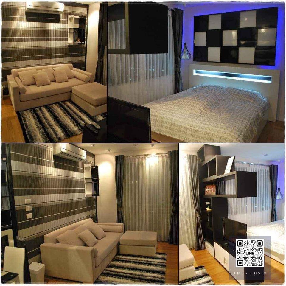 🎉🏙 FOR RENT>> Villa Sathorn>> ห้อง Studio ขนาด 43.5 ตร.ม. ห้องกว้าง ชั้น 30 วิวแม่น้ำ ตกแต่งครบสวย style Black and White ใกล้ BTS กรุงธนบุรี #LV-MO510