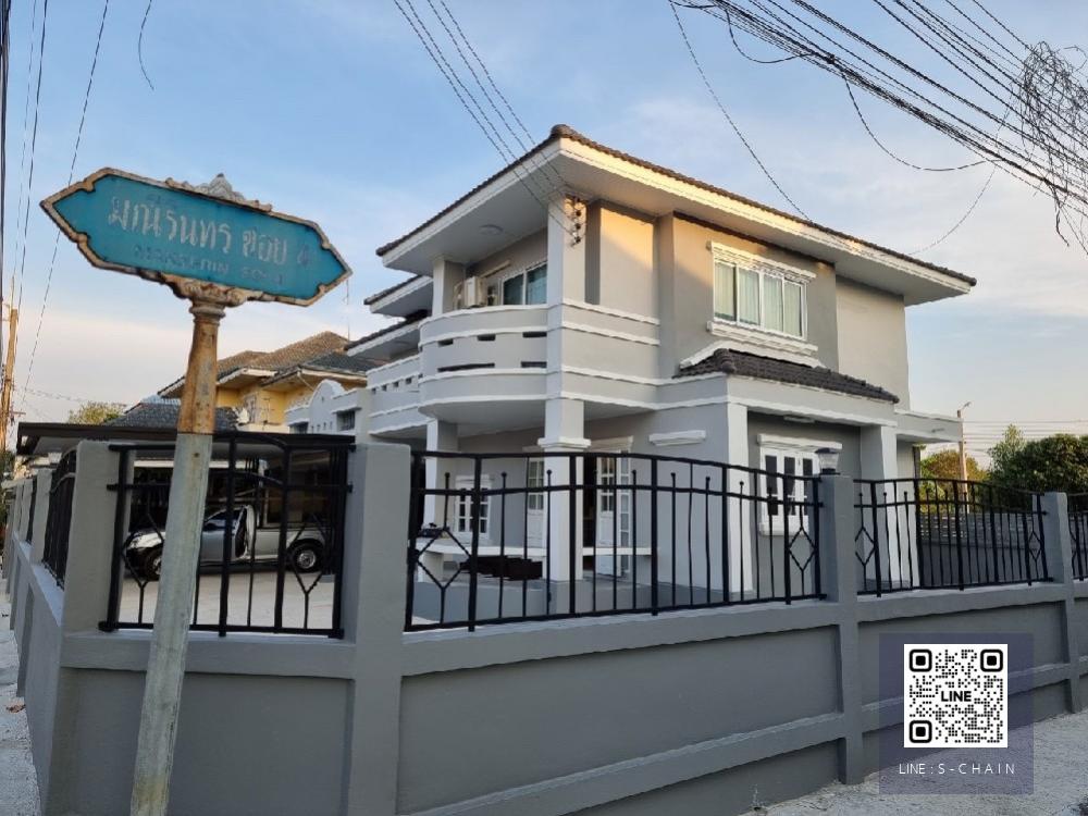 🍁 ให้เช่า บ้านเดี่ยว 🍁บ้านมณีรินทร์ ท่าอิฐ - รัตนาธิเบศร์บ้านใหม่มากๆ เพิ่ง Renovate ใหม่ทั้งหลังขนาดพื้นที่ 240 ตร.ม#MO-738