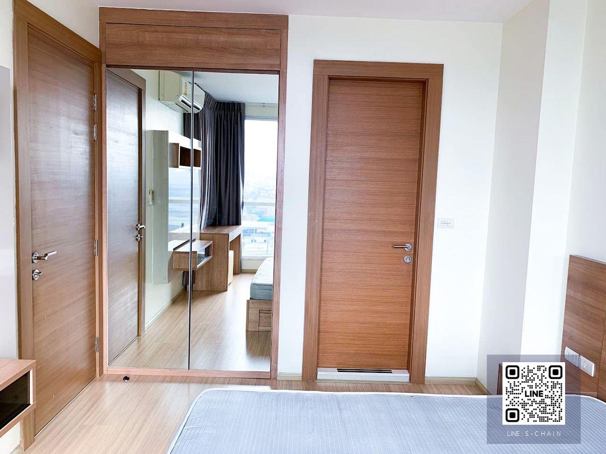 FOR RENT>> Rhythm Ratchada - Huaikwang>> ห้องมุม ชั้น 11  เลขห้องสวยอยู่แล้วดีอยู่แล้วเฮง  เฟอร์นิเจอร์เครื่องใช้ไฟฟ้าครบ ใกล้ MRT ห้วยขวาง #LV-MO1797