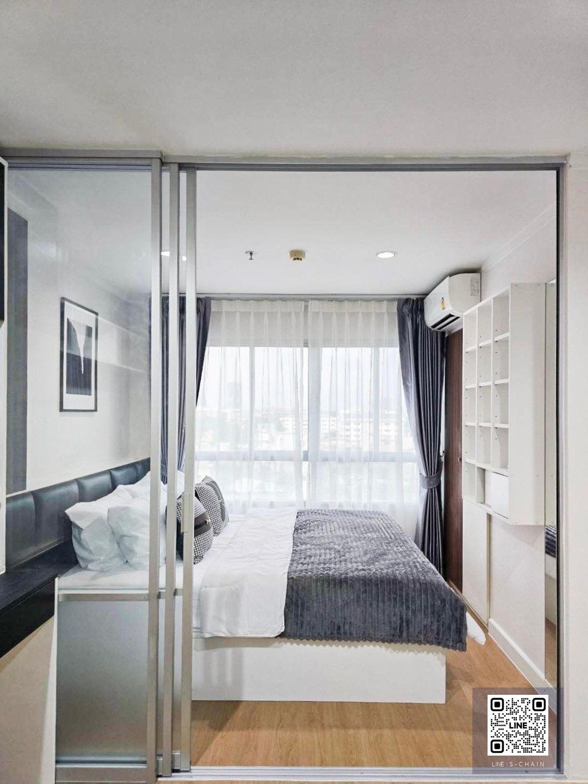 📢FOR RENT 🎉Lumpini Ville Lasalle  - Bearing>> สุขมวิท105 ชั้น 7 ตึก C  ขนาด 27 ตร.ม เฟอร์นิเจอร์ครบ พร้อมอยู่ ร่มรื่น เงียบสงบ น่าอยู่ #LV-MO1658